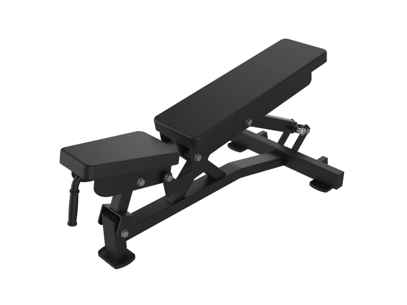 PrimePower PPF-HM39A adjustable bench, black frame, black upholstery