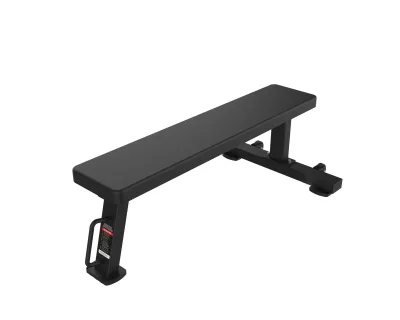 PrimePower PPF-HM36 flat bench, black frame, black upholstery
