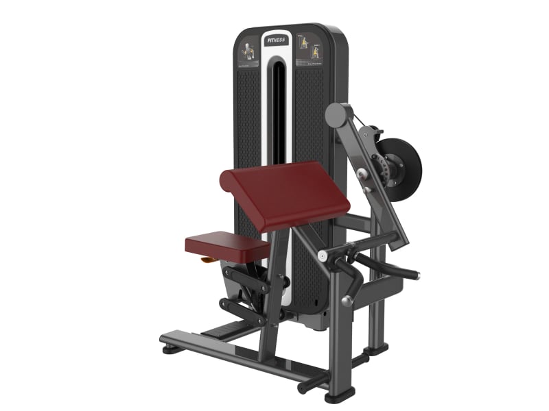 PrimePower PPF-K685 biceps curl / triceps extension combo, gunmetal grey frame, black shroud with silver trim